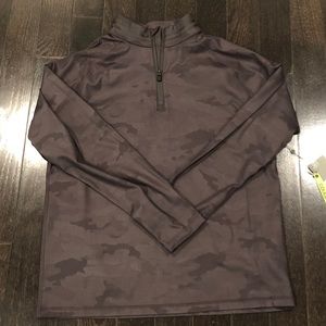 [NWT] G/Fore Onyx Camo QuarterZip (L)